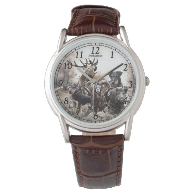 Montre Terrier de chasse allemand, Le Jagdterrier, Art (devant)