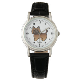 Montre Tervueren Cairn Terrier Chien & Nom Personnalisé