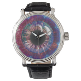 Montre Tesla's Eye Fractal Art Custom Watch