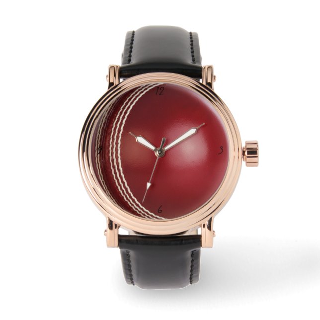 Montre Test Match Red Cricket Ball Watch (Recto)