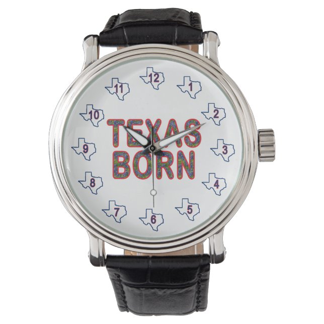 Montre Texas Born Bluebonnet (devant)