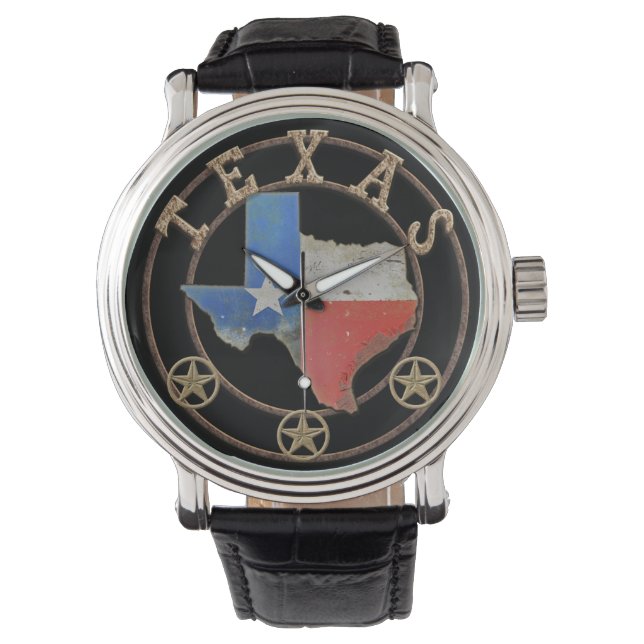 Montre Texas Map Barn Art (devant)