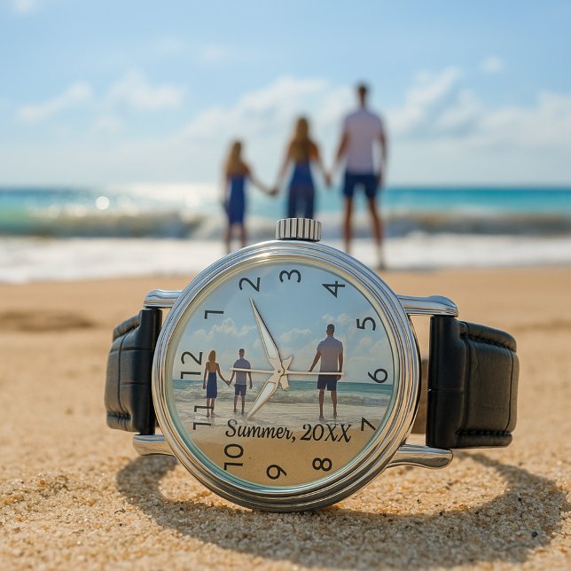 Montre Texte de la photo de famille (Créateur téléchargé)