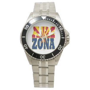 Montre Texte du drapeau de l'état de l'Arizona