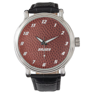 Montre Texture du football personnalisée