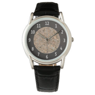 Montre Texture élégante de roche de géologie
