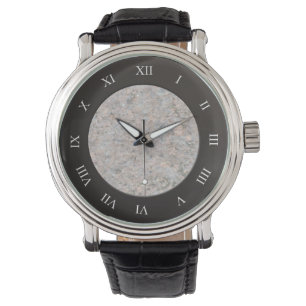 Montre Texture élégante de roche de géologie