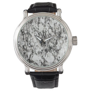 Montre texture granite Arrière - plan de marbre en noir