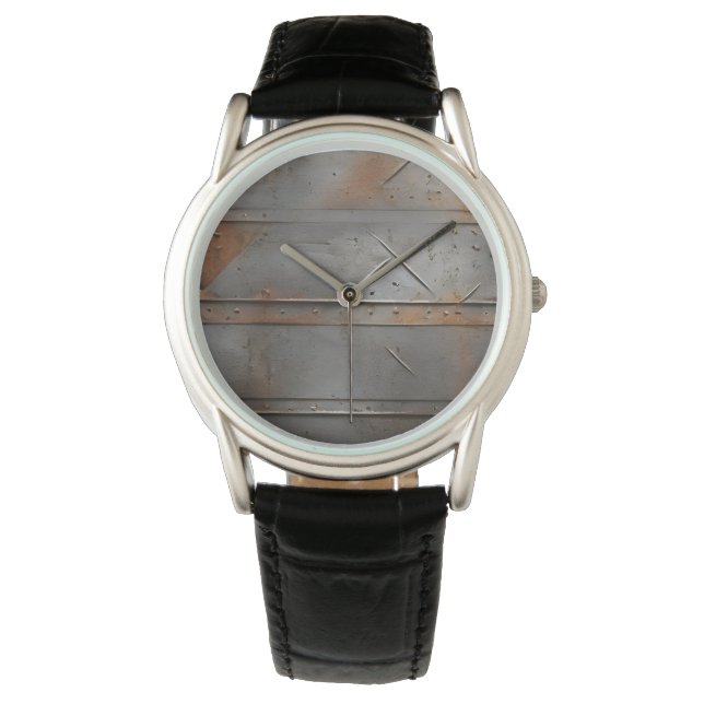 Montre texture métallique Abstraite (devant)