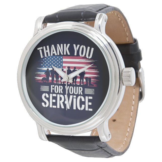 Montre Thank You for Your Service: Veterans Day 2025  (Incliné)