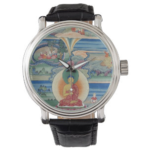 Montre Thanka peint par Bhutanese des contes de Jataka