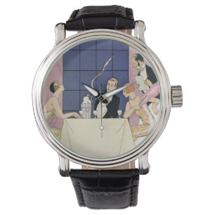 Montre The Gourmands, 1920-30 (tirage pochoir)