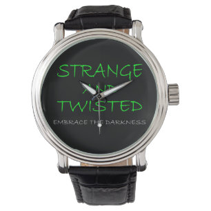 Montre Thème d'horreur étrange et tordu