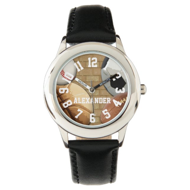 Montre Thème sportif personnalisé (devant)