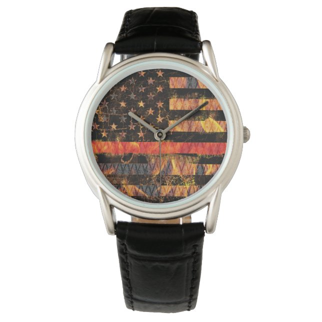 Montre Thin Red Line and Flames (devant)
