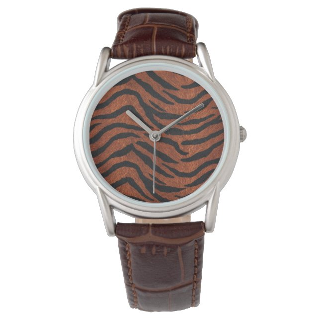 Montre Tiger Stripe Wild Pattern (devant)