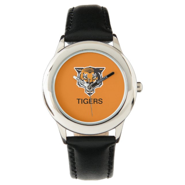 Montre TIGERS acier inoxydable Black Watch (devant)