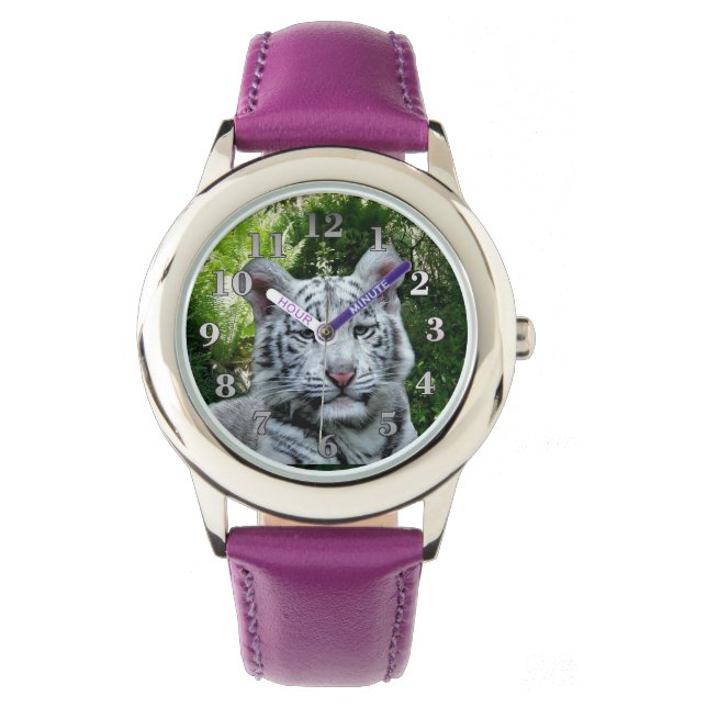 Montre Tigre blanc (devant)