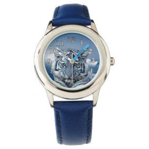 Montre Tigre blanc bleu