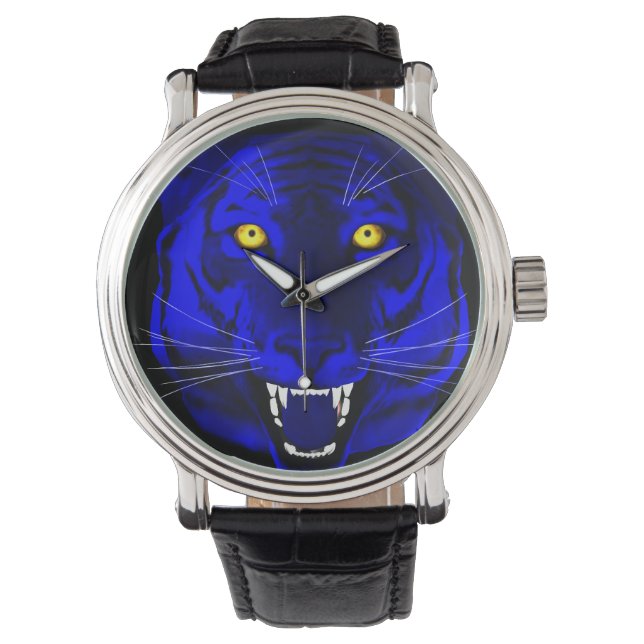 Montre Tigre bleu (devant)