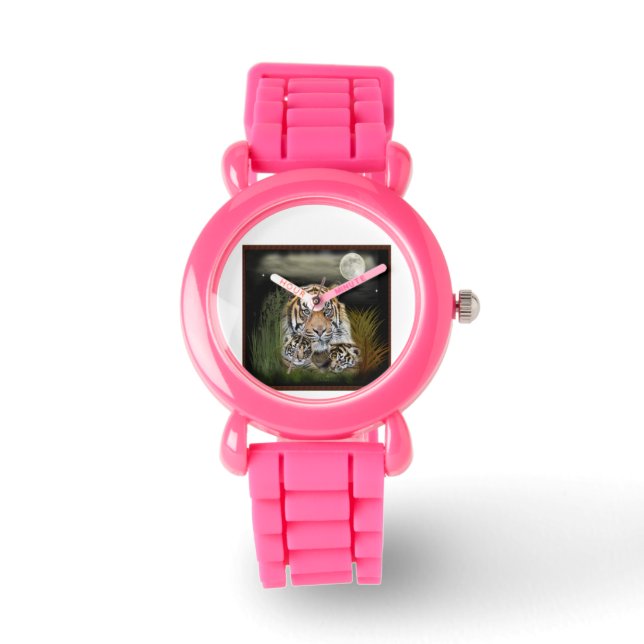 Montre Tigre et petits (Recto)