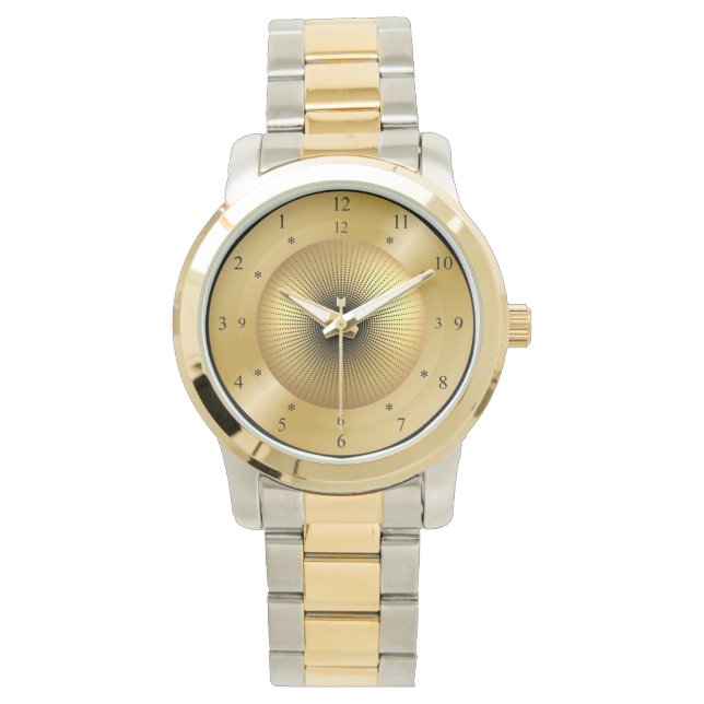 Montre Time Machine ~ Golden Black Hole ~ Time Travel (devant)