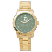 Montre Timeless Minimalist Customizable Couple’s name (devant)
