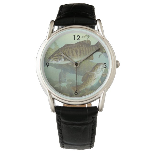 Montre Timothy Knepp Peinture "Smallmouth Bass" (devant)