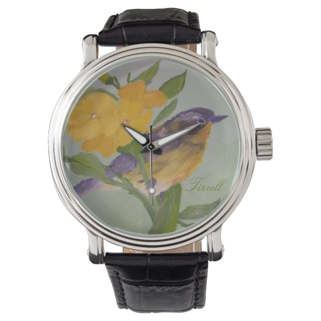 Montre Tirrell Yellow Bird Watch (devant)