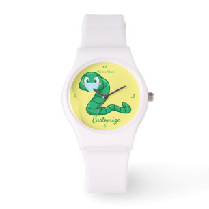 Montre Tonnerre-Cove de Green Kawaii Worm