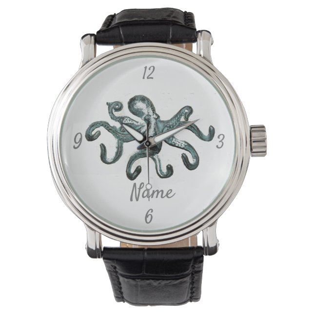 Montre Tonnerre octopus bleu (devant)