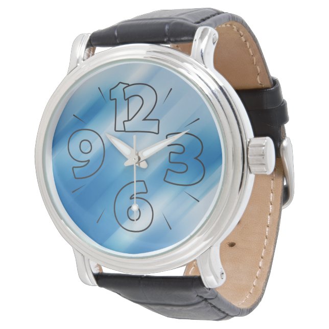 Montre Topaz bleu (Incliné)