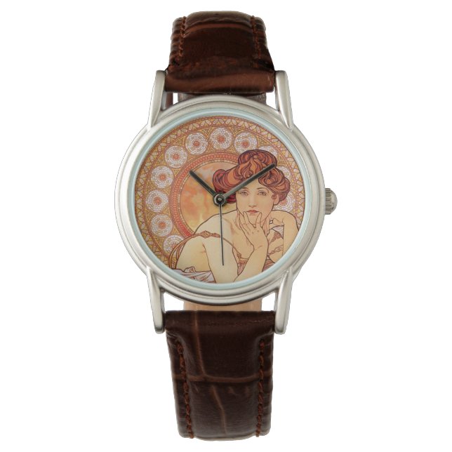 Montre Topaz par Alphonse Mucha (devant)
