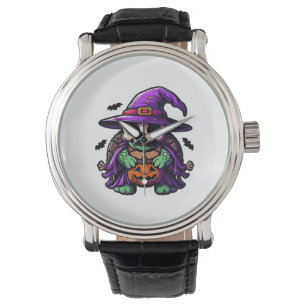 Montre Tortue de Halloween Chapeau de Sorcière Costume Ef
