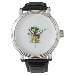 Montre Tortue de mer Dabbing amoureux des animaux Sauvez