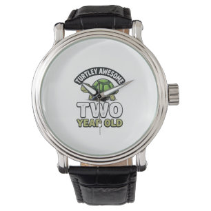 Montre Tortue Deux Ans Anniversaire Gravure Vintage Shi