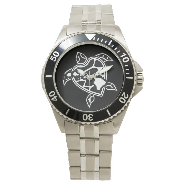 Montre Tortue Hawaii de la baie de Hanauma (devant)