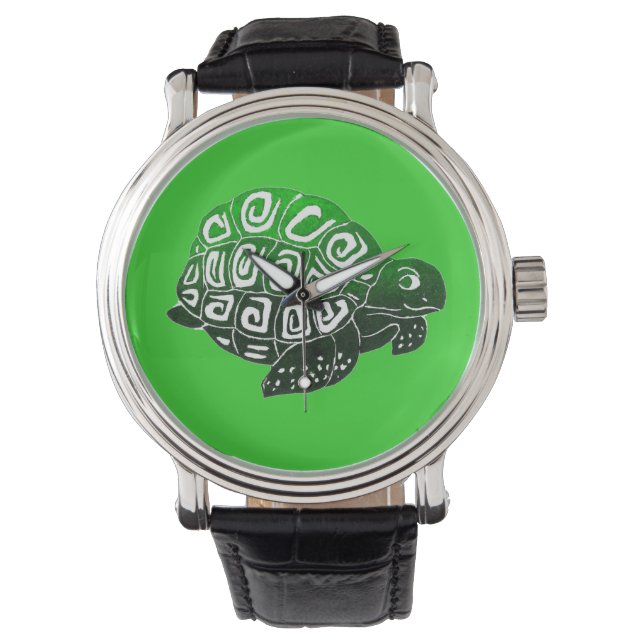 Montre Tortue verte (devant)