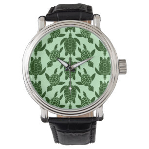 Montre Tortue verte jolie Motif animale