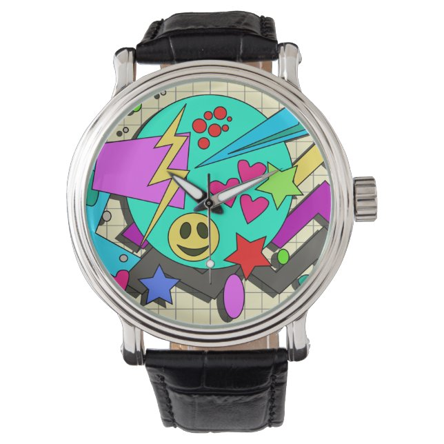 Montre Totalement Toon Nineties Extreme Dessin Amusant (devant)
