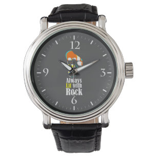 Montre Toujours allumé avec du rock