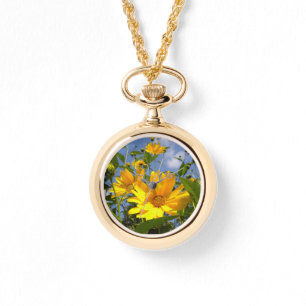 Montre Tournesols N Ciel Enveloppé Toile