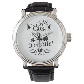 Montre Tous les chats sont beaux – Design de chat mignon