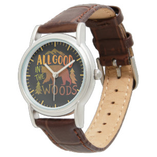 Montre Tout Va Bien Dans Les Bois Forêt Ours Noir Randonn