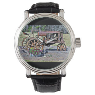 Montre Tracteur rustique antique