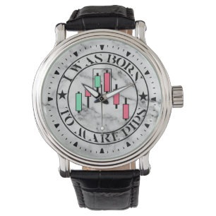 Montre Trade Design Modèle Baissier Marbre Pips