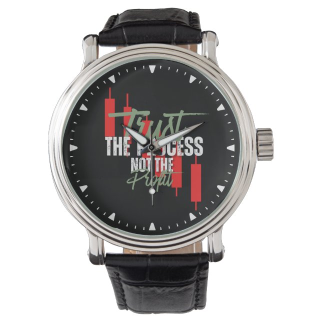 Montre Trade Motivation | Trust | Self discipline (devant)