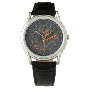 Montre Train à vapeur industriel Steampunk 