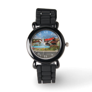 Montre Train de marchandises à Linz sur le Rhin