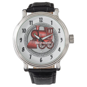 Montre Train rouge